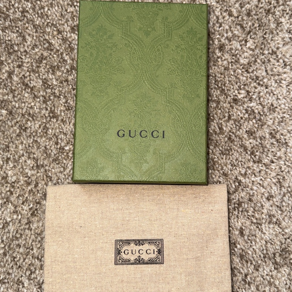 ✨100% AUTHENTIC GUCCI OPHIDIA BROWN KEY POUCH LIKE NEW/USED (DISCONTINUED)✨W/BOX - Picture 13 of 13